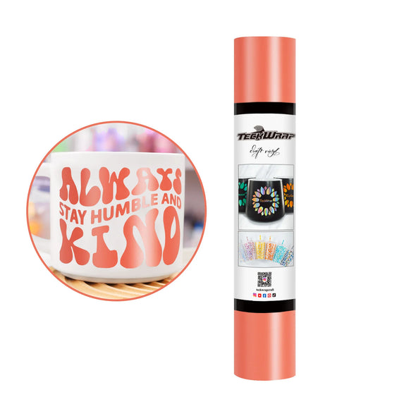 Matte Permanent Adhesive Vinyl Folie - TeckWrap Craft Europe