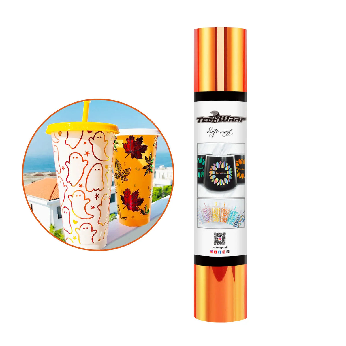 Opal Adhesive Craft Vinyl Foil Roll - TeckWrap Craft Europe