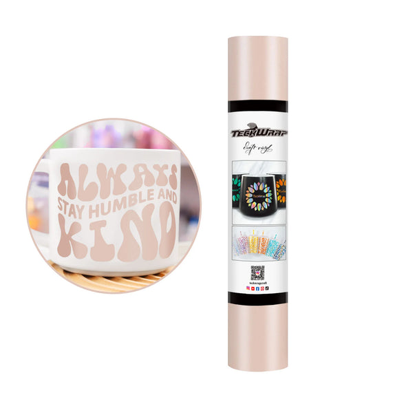 Matte Permanent Adhesive Vinyl Folie - TeckWrap Craft Europe