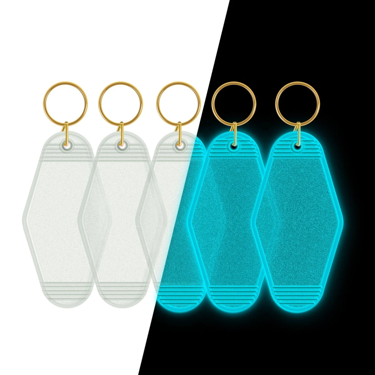 Motel Keychains Blanks 5 in a pack - TeckWrap Craft Europe