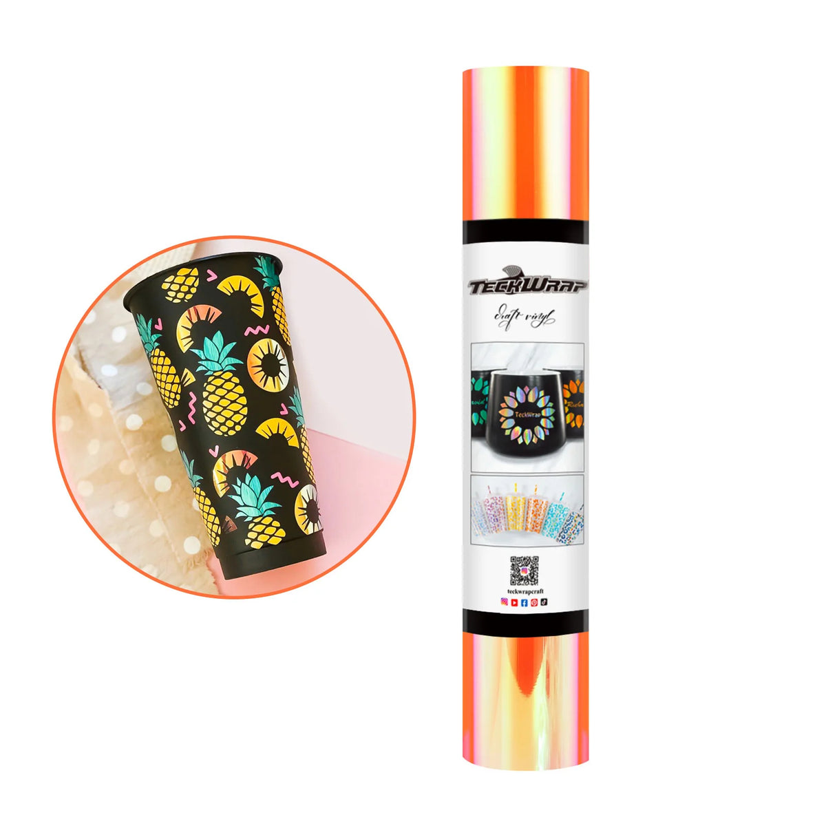 Opal Adhesive Craft Vinyl Foil Roll - TeckWrap Craft Europe