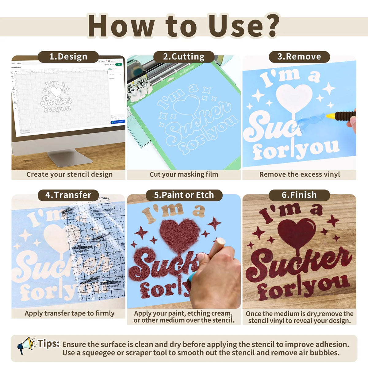 STENCIL VINYL ROLL - TeckWrap Craft Europe