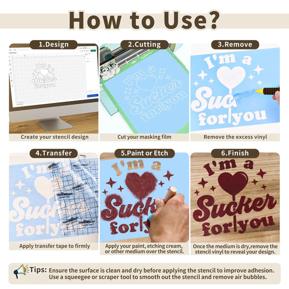 STENCIL VINYL ROLL - TeckWrap Craft Europe