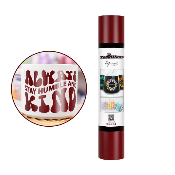 Matte Permanent Adhesive Vinyl Folie - TeckWrap Craft Europe