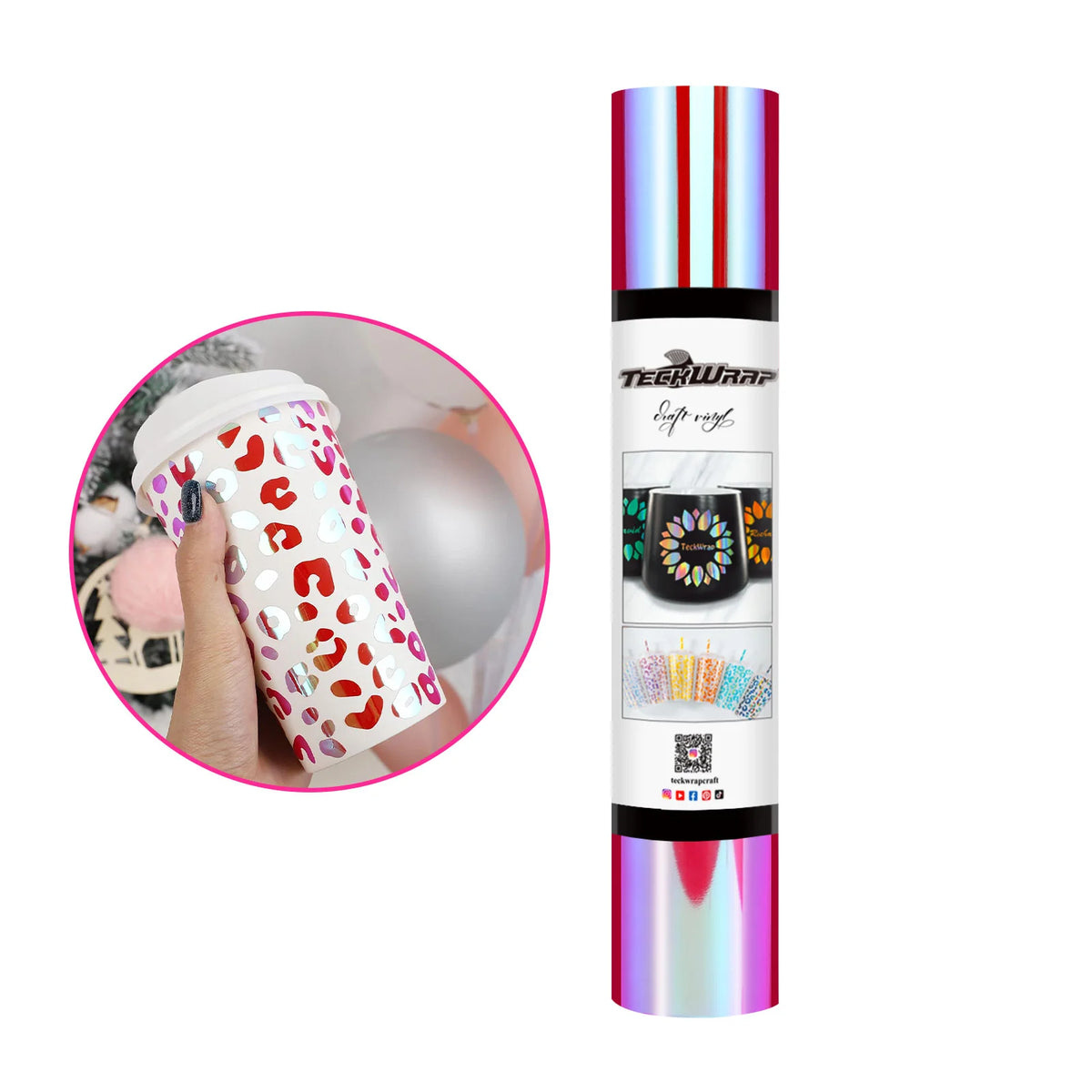 Opal Adhesive Craft Vinyl Foil Roll - TeckWrap Craft Europe