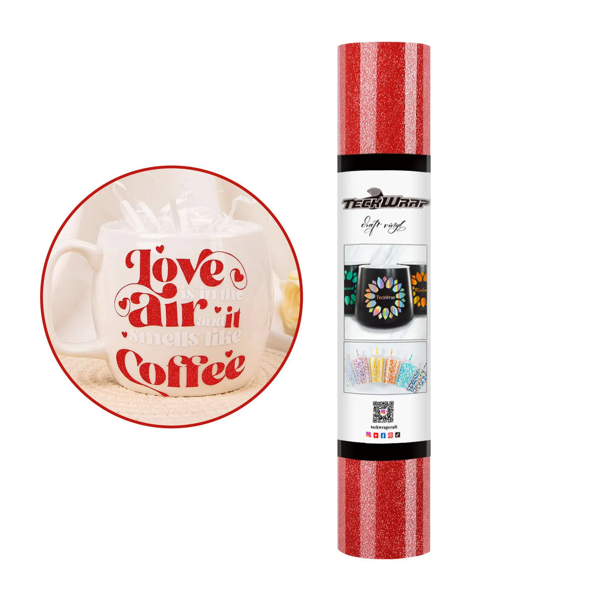 Permanent Burst Shimmer Adhesive Vinyl Craft Foil - TeckWrap Craft Europe