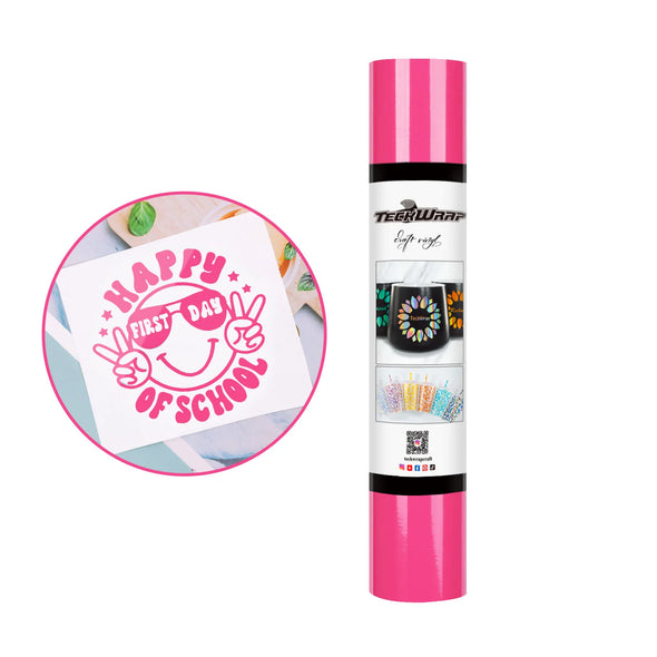 Glossy Permanent Adhesive Vinyl Folie - TeckWrap Craft Europe