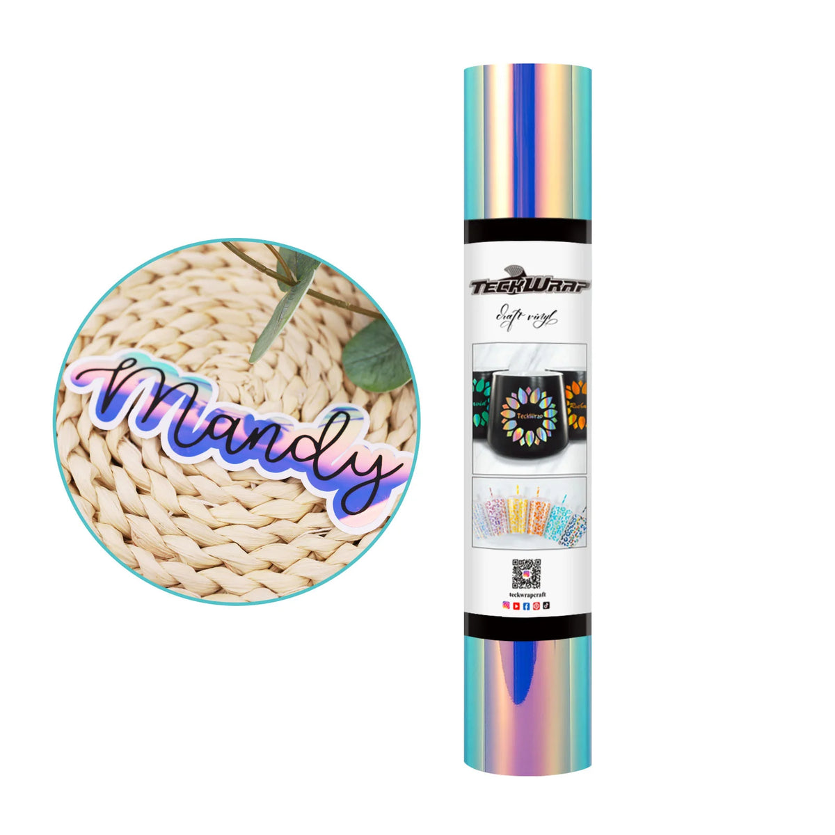 Opal Adhesive Craft Vinyl Foil Roll - TeckWrap Craft Europe