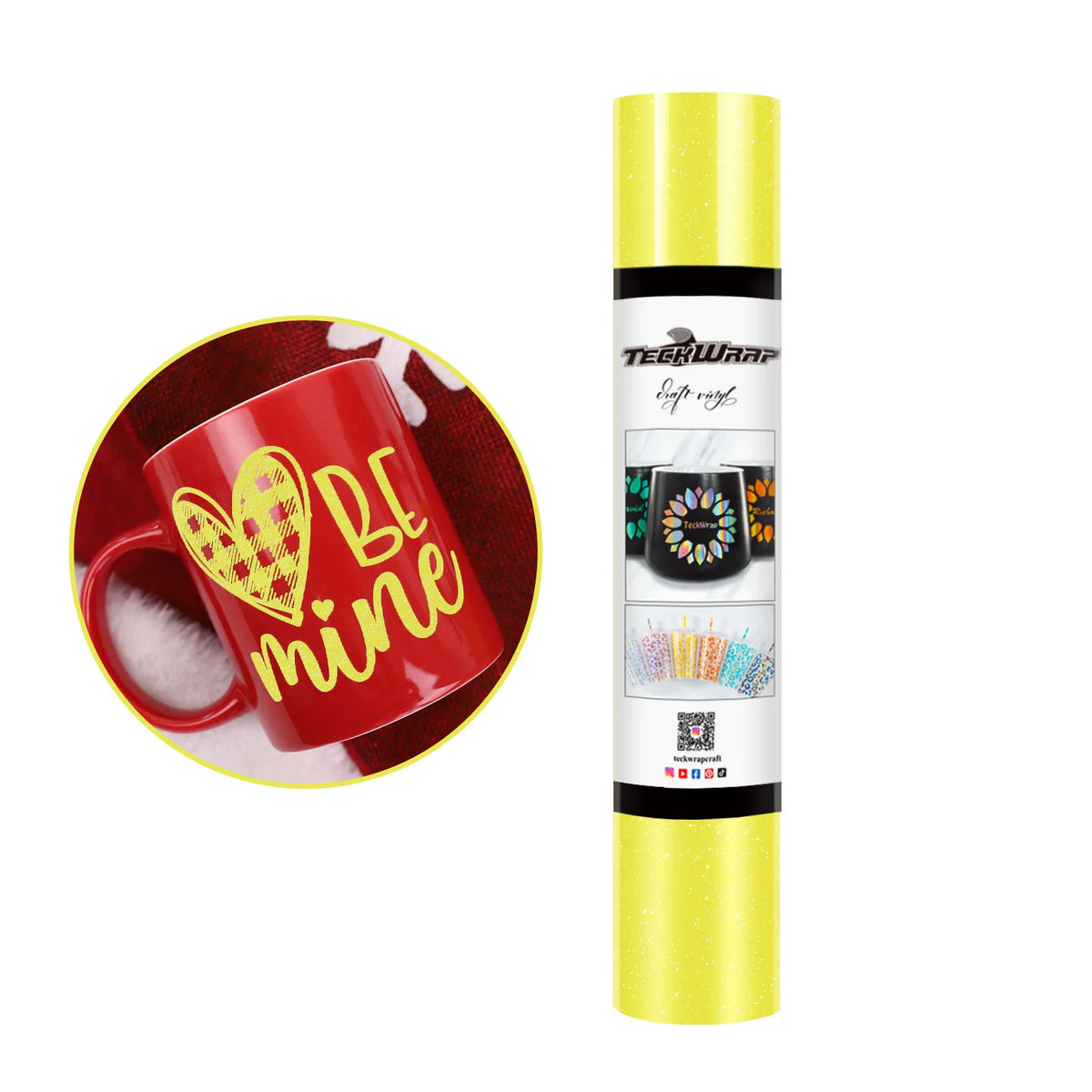 Shimmer Permanent Adhesive Craft Vinyl Folie - TeckWrap Craft Europe