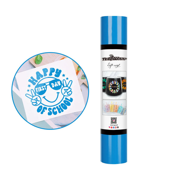 Glossy Permanent Adhesive Vinyl Folie - TeckWrap Craft Europe