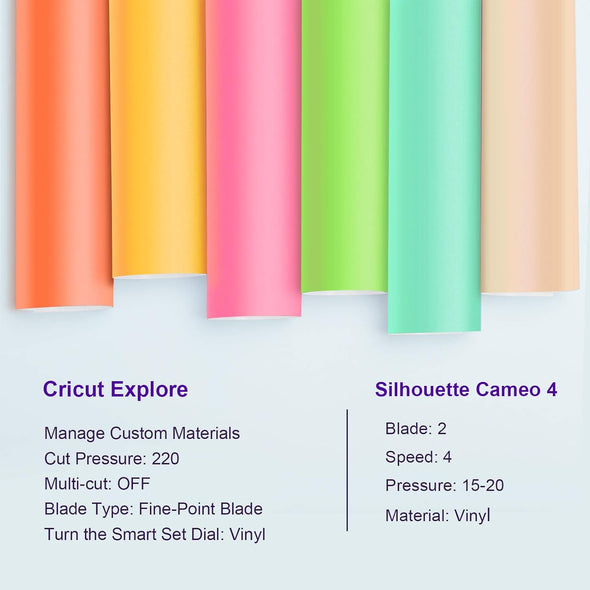 TECKWRAP Glow in the Dark Self Adhesive Vinyl Sheets 6 Sheets/Pack - TeckWrap Craft Europe