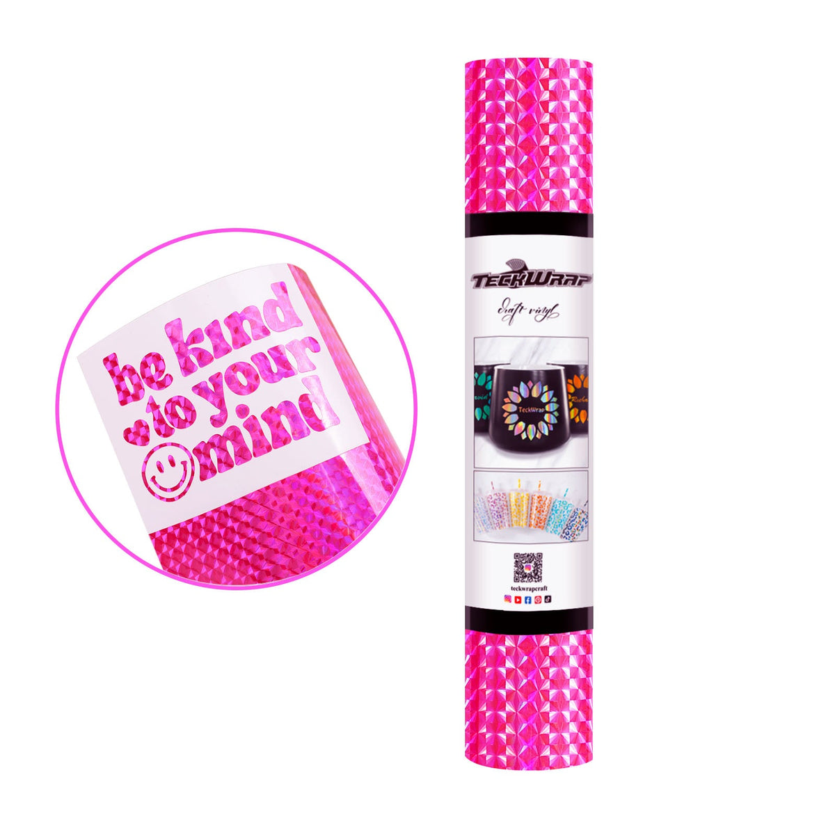 Holographic Diamond Adhesive Vinyl