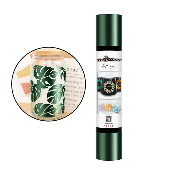 Metallic Satin Chrome Permanent Adhesive Vinyl Folie - TeckWrap Craft Europe