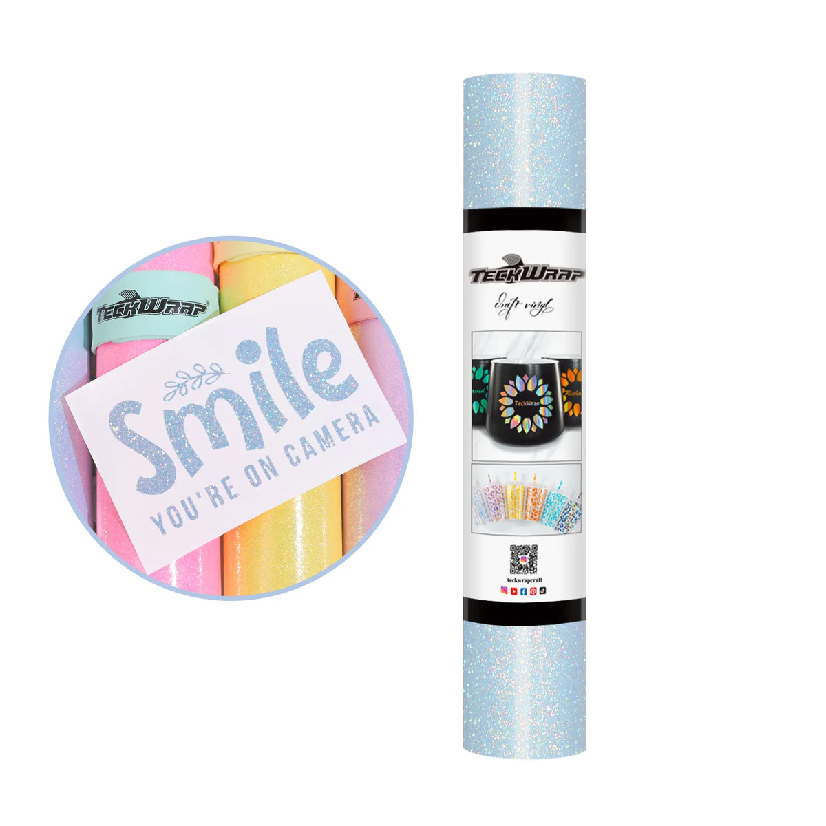 Colorful Shimmer Adhesive Vinyl - TeckWrap Craft Europe