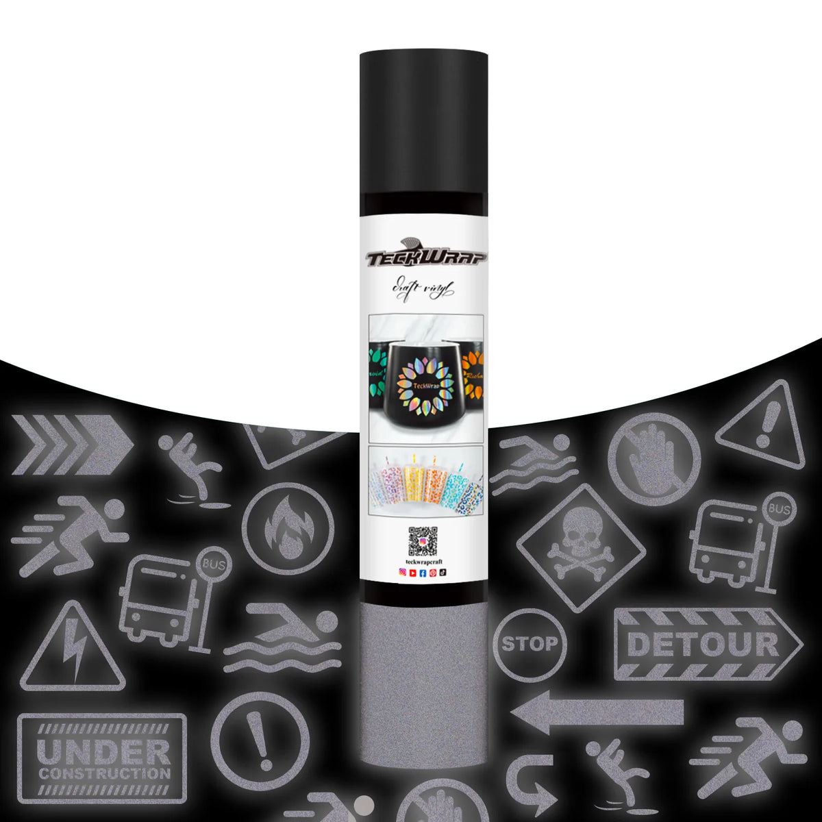 Reflective Adhesive Vinyl Folie - TeckWrap Craft Europe