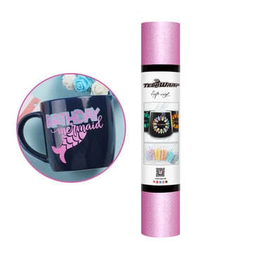 Glitter Permanent Adhesive Craft Vinyl Folie - TeckWrap Craft Europe