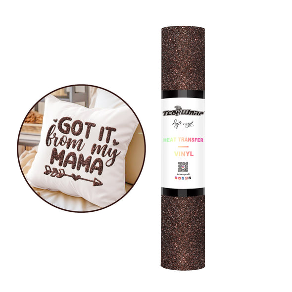 Glitter PUFF Heat Transfer Vinyl - TeckWrap Craft Europe