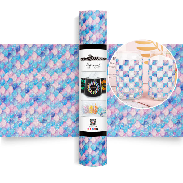 Glitter Brush Adhesive Vinyl Foil - TeckWrap Craft Europe