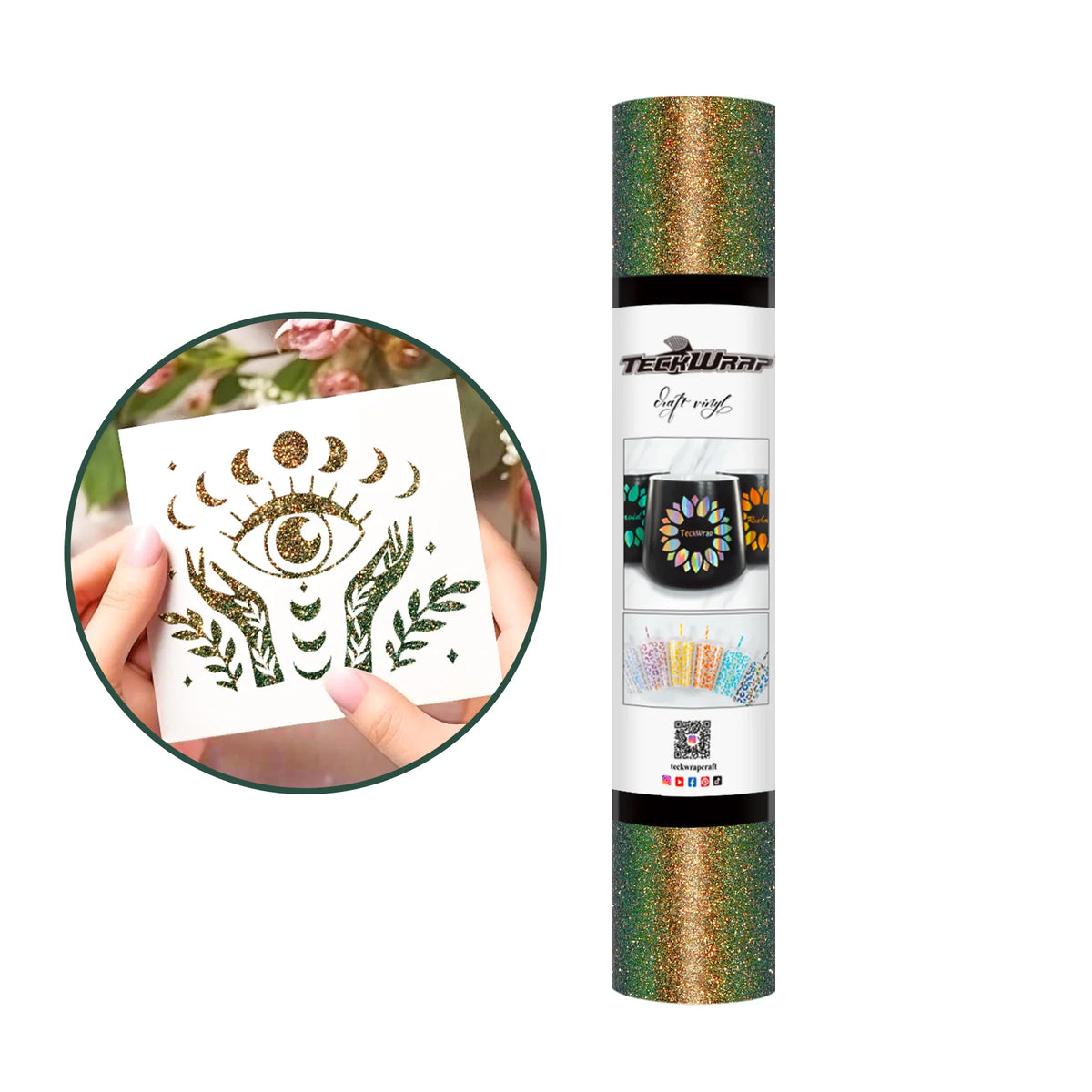 Colorful Shimmer Adhesive Vinyl - TeckWrap Craft Europe