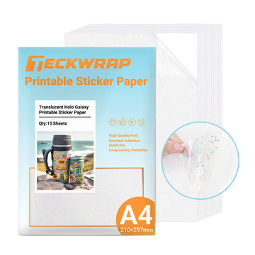 Translucent Holographic Printable Sticker Paper - TeckWrap Craft Europe