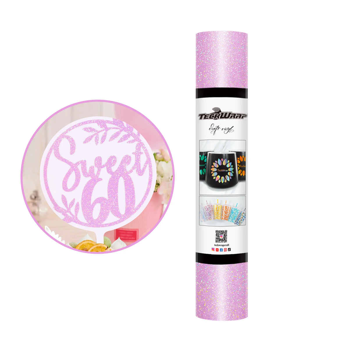 Colorful Shimmer Adhesive Vinyl - TeckWrap Craft Europe
