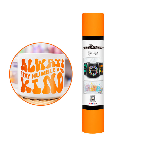 Matte Permanent Adhesive Vinyl Folie - TeckWrap Craft Europe