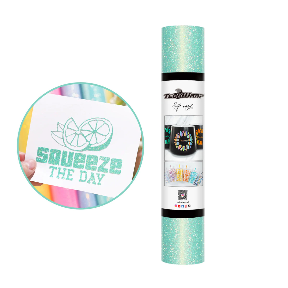 Colorful Shimmer Adhesive Vinyl - TeckWrap Craft Europe