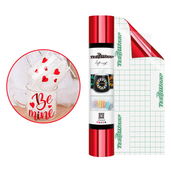 Mirror Chrome Permanent Adhesive Vinyl Folie - TeckWrap Craft Europe