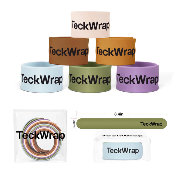 TeckWrap Craft Europe Silicone Slap Bracelets Keep your vinyl rolls organized (6PCS) - TeckWrap Craft Europe