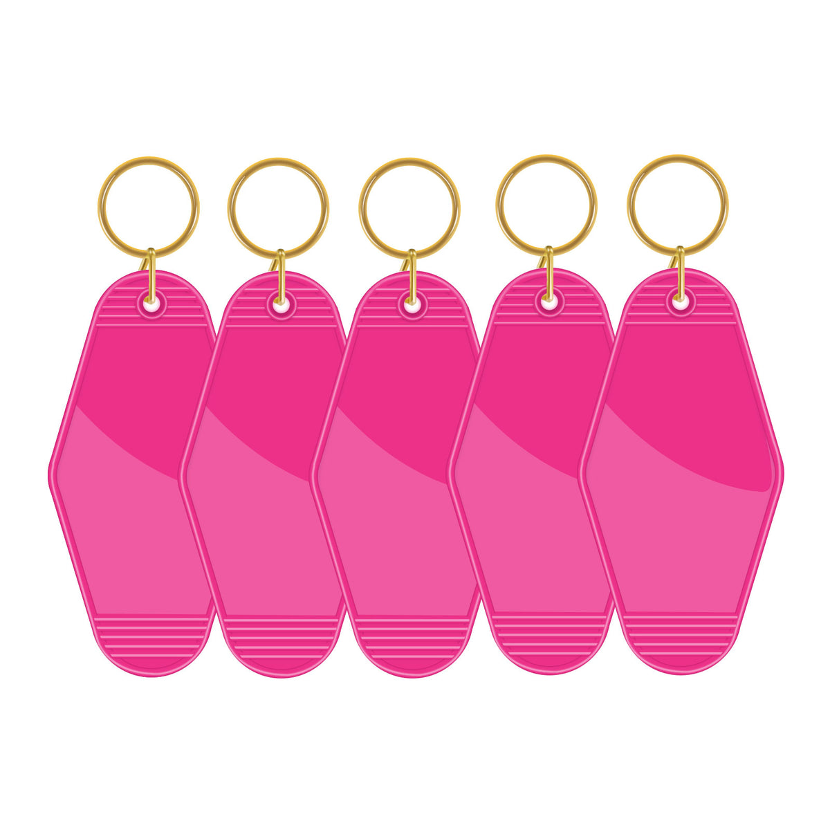 Motel Keychains Blanks 5 in a pack - TeckWrap Craft Europe