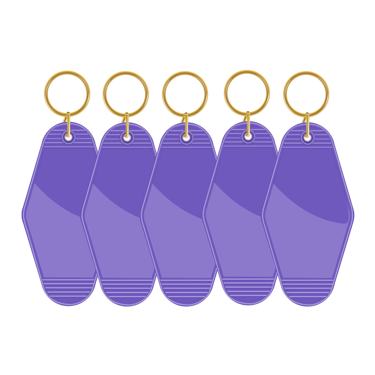 Motel Keychains Blanks 5 in a pack - TeckWrap Craft Europe