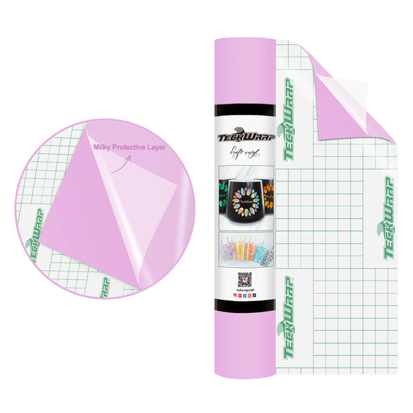 Super Matte Permanent Adhesive Vinyl Folie with Protective Layer - TeckWrap Craft Europe