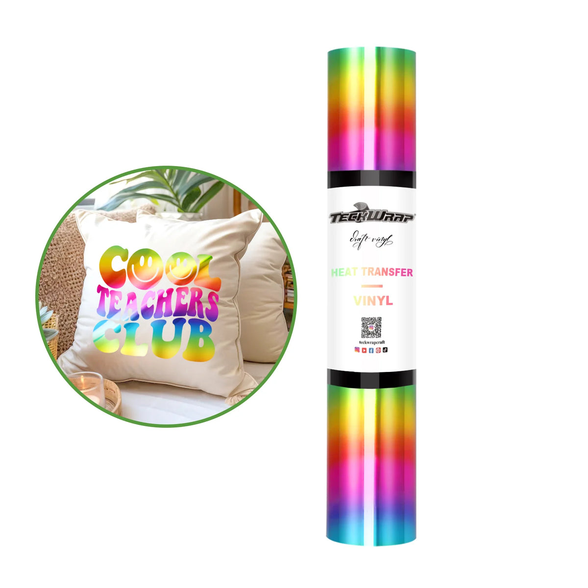 PU Metallic Heat Transfer Vinyl Foile - TeckWrap Craft Europe