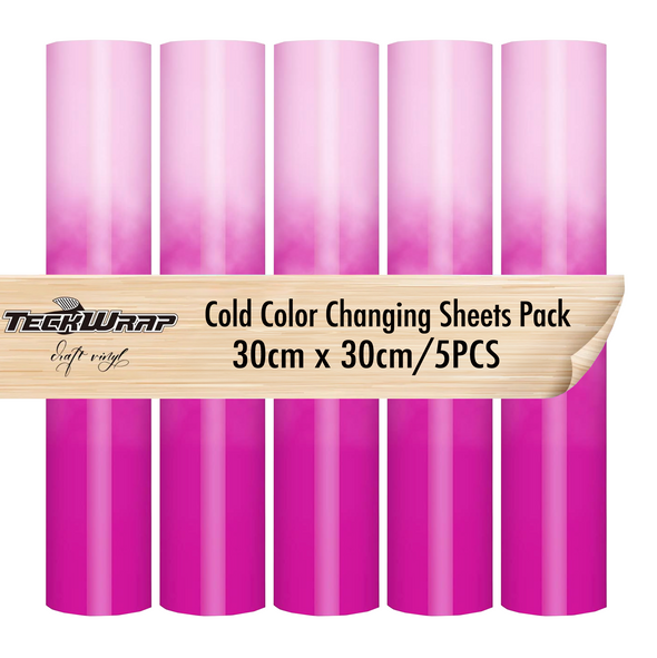 Cold Color Changing Sheets Pack - TeckWrap Craft Europe