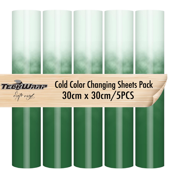 Cold Color Changing Sheets Pack - TeckWrap Craft Europe