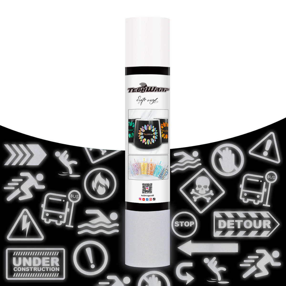 Reflective Adhesive Vinyl Folie - TeckWrap Craft Europe