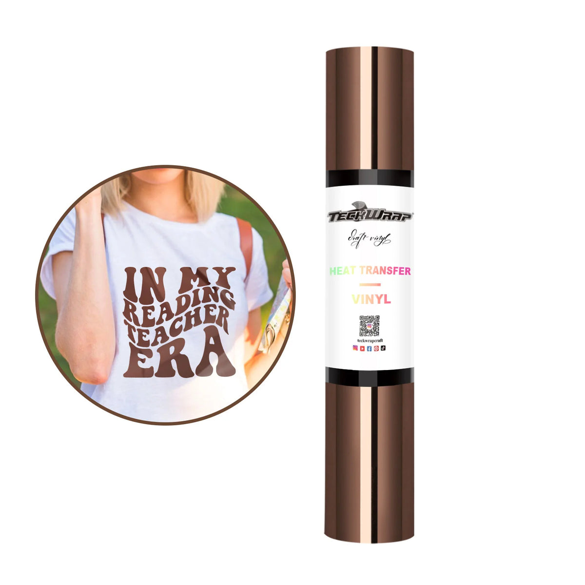 PU Metallic Heat Transfer Vinyl Foile - TeckWrap Craft Europe