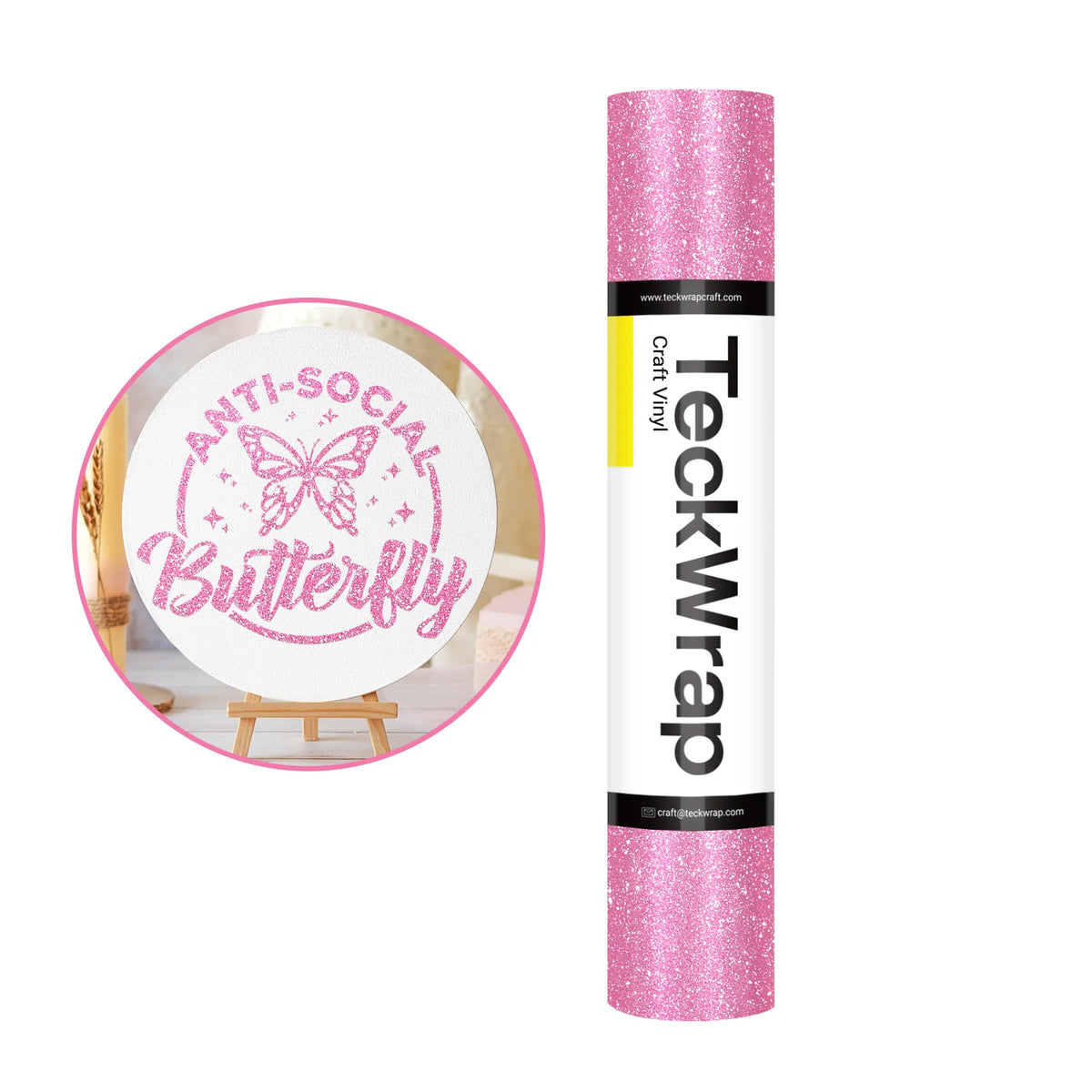 Burst Glitter Adhesive Vinyl - TeckWrap Craft Europe