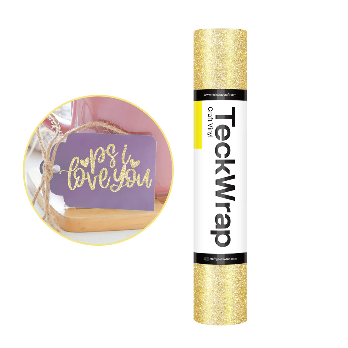 Burst Glitter Adhesive Vinyl - TeckWrap Craft Europe