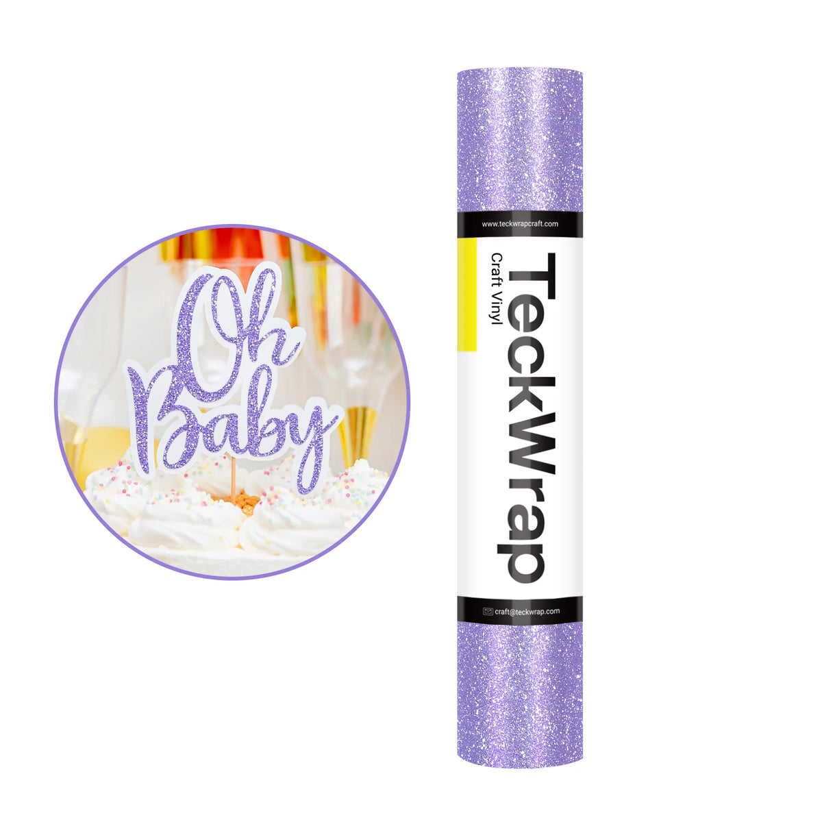Burst Glitter Adhesive Vinyl - TeckWrap Craft Europe