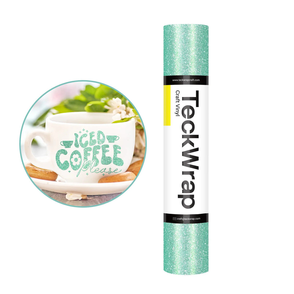 Burst Glitter Adhesive Vinyl - TeckWrap Craft Europe