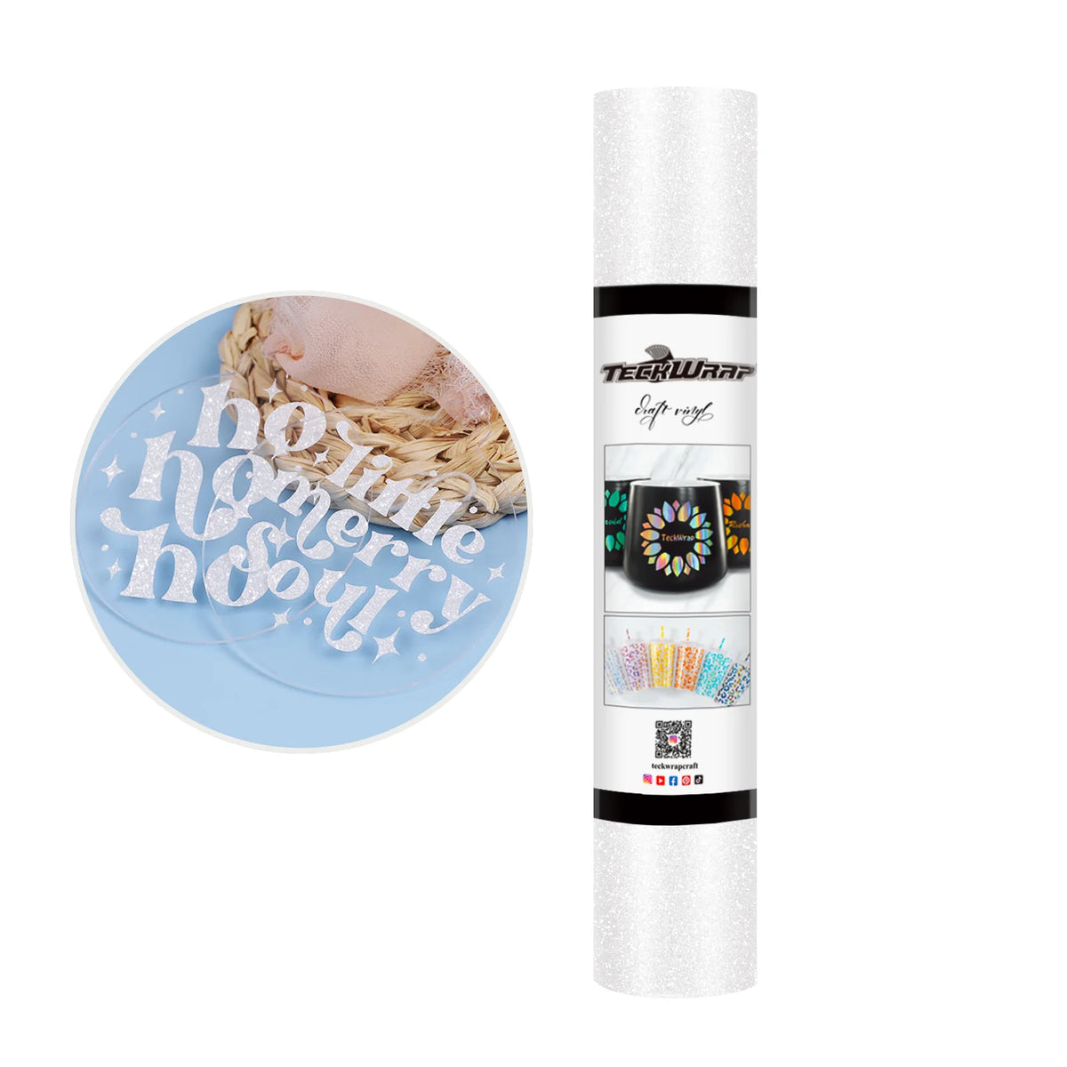 Burst Glitter Adhesive Vinyl - TeckWrap Craft Europe