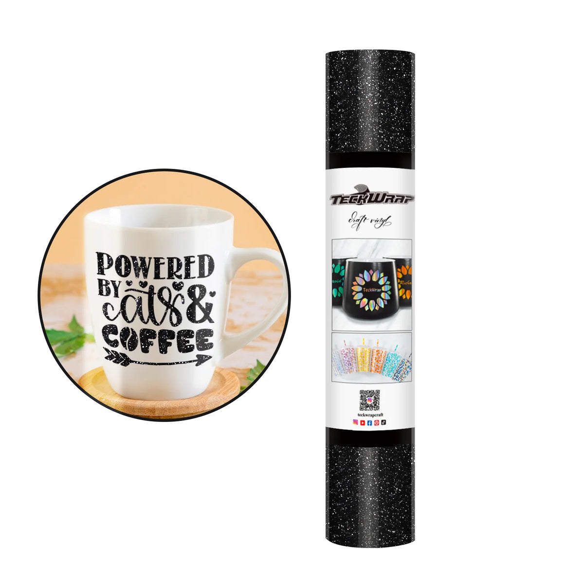Permanent Burst Shimmer Adhesive Vinyl Craft Foil - TeckWrap Craft Europe