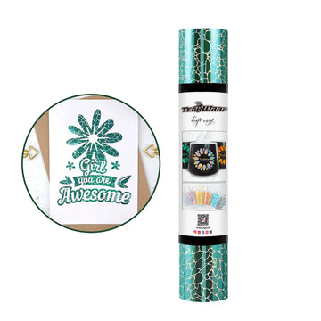 NEW Holographic Cobblestone Pattern Adhesive Vinyl Roll - TeckWrap Craft Europe