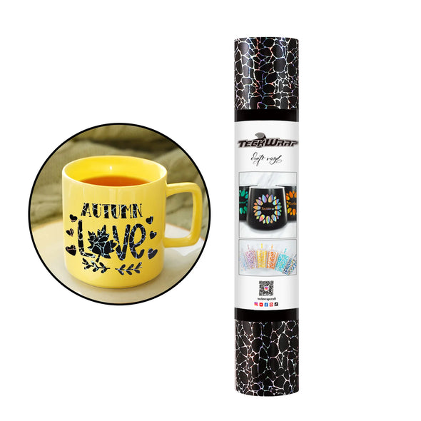 NEW Holographic Cobblestone Pattern Adhesive Vinyl Roll - TeckWrap Craft Europe