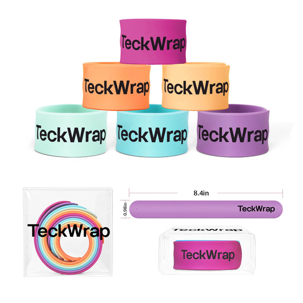 TeckWrap Craft Europe Silicone Slap Bracelets Keep your vinyl rolls organized (6PCS) - TeckWrap Craft Europe