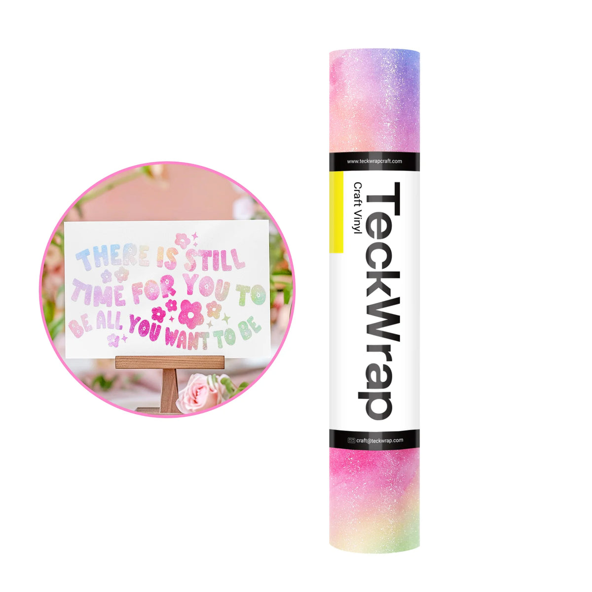 Gradient Confetti Clouds Adhesive Craft Vinyl - TeckWrap Craft Europe