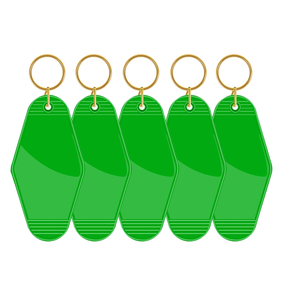 Motel Keychains Blanks 5 in a pack - TeckWrap Craft Europe