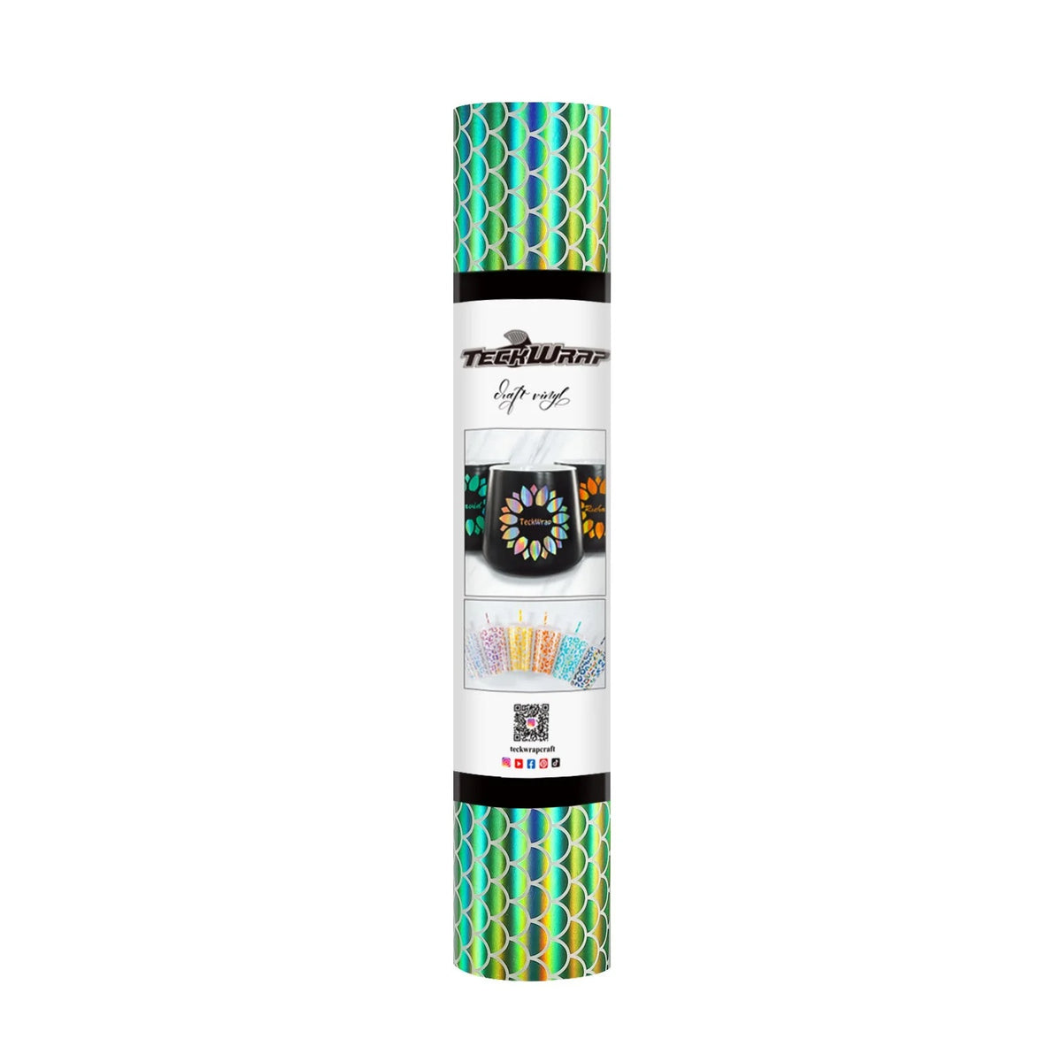 Holographic Patterned Adhesive Vinyl Foile - TeckWrap Craft Europe