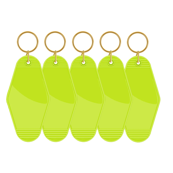 Motel Keychains Blanks 5 in a pack - TeckWrap Craft Europe